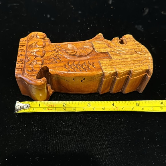 Wooden Chinese Dragon Puzzle Box - Picture 9 of 13
